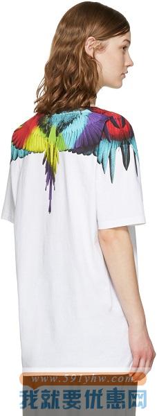Marcelo Burlon County of Milan 人气单品-翅膀印花T