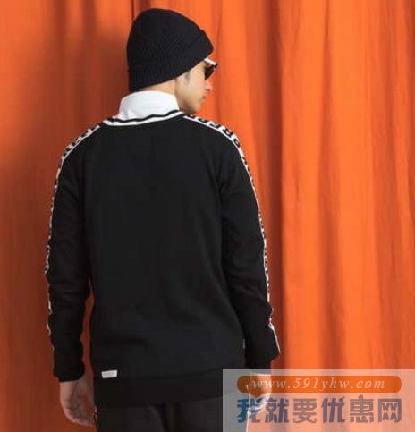 潮流休闲！Preppy Elite 字母针织开衫