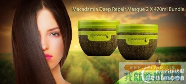 Macadamia 坚果油深层修复发膜大瓶装 470ml，2罐