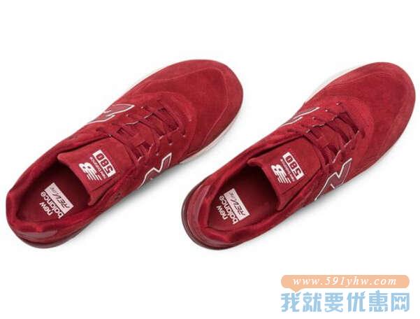 US10码起： new balance MRT580 男款复古跑鞋 $40（约￥360）