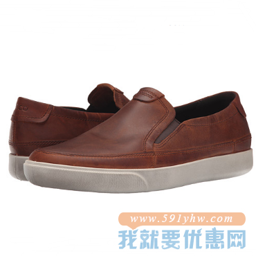 $74.99 ECCO 爱步 Gary男士真皮休闲鞋