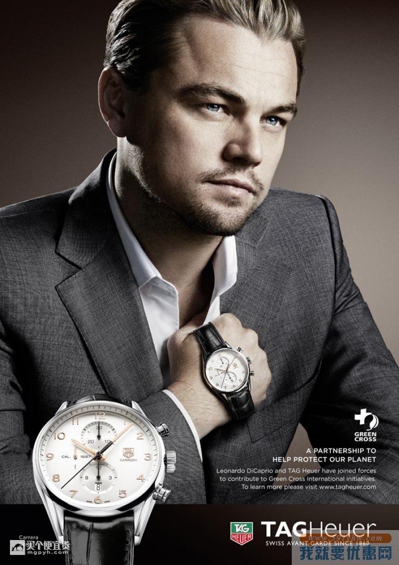 豪雅（TAGHeuer） Carrera 卡莱拉系列 CAR2012.FC6235 男款自动机械腕表 小李子同款