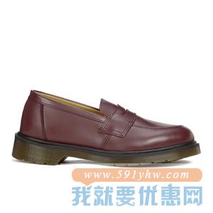 DR. MARTENS 女士真皮乐福鞋 新低£43.2 凑单直邮到手￥368