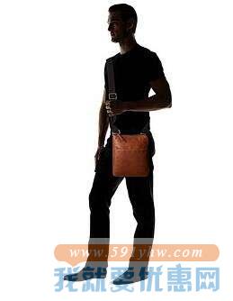 Fossil 化石 Mayfair Courier 男士斜挎包