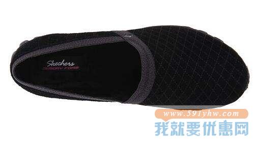 SKECHERS 斯凯奇 EZ Flex2-Cuddled-Up 女士一脚蹬休闲鞋