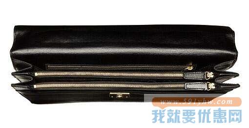 COACH 寇驰 Textured Leather 男士真皮公文包