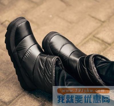轻盈保暖！Skechers斯凯奇BOB'S系列女时尚简约休闲短靴734341 247元包邮