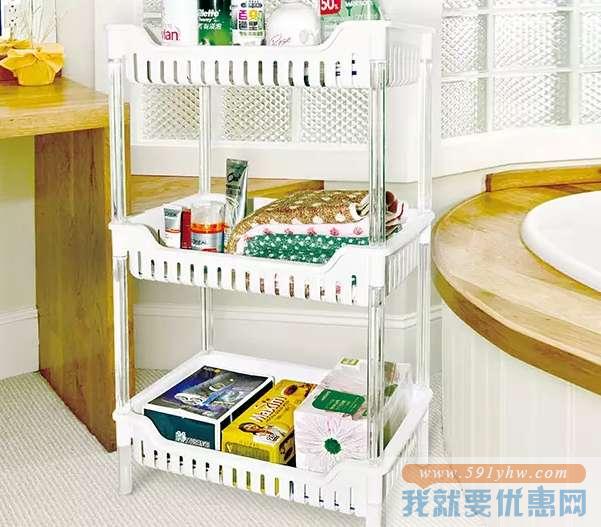 JEKO&JEKO 浴室长方形三层架 SWP-8681 折59.5元（1193件5折）