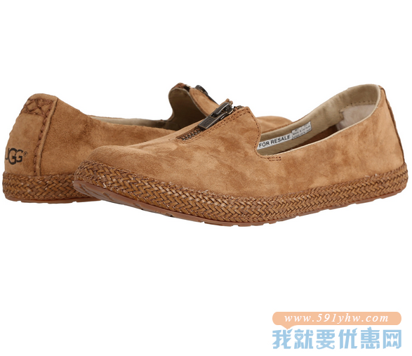 UGG 女士真皮平底鞋 3色 39.99美元约￥275（原价90美元） 买手党-买手聚集的地方