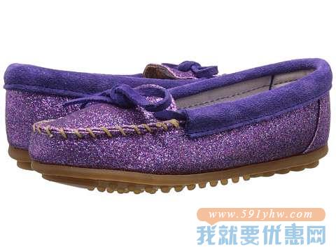 Minnetonka Glitter Moc 女童豆豆鞋