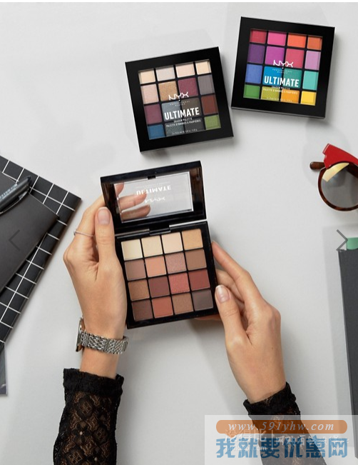 折合144元 NYX 专业16色眼影盘 Warm Neutrals 香奈儿268平价替代