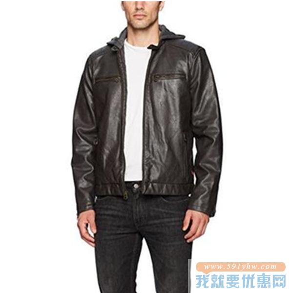 限XL码！Levi's李维斯Vintage男士仿皮夹克 $37.79（到手约￥380）