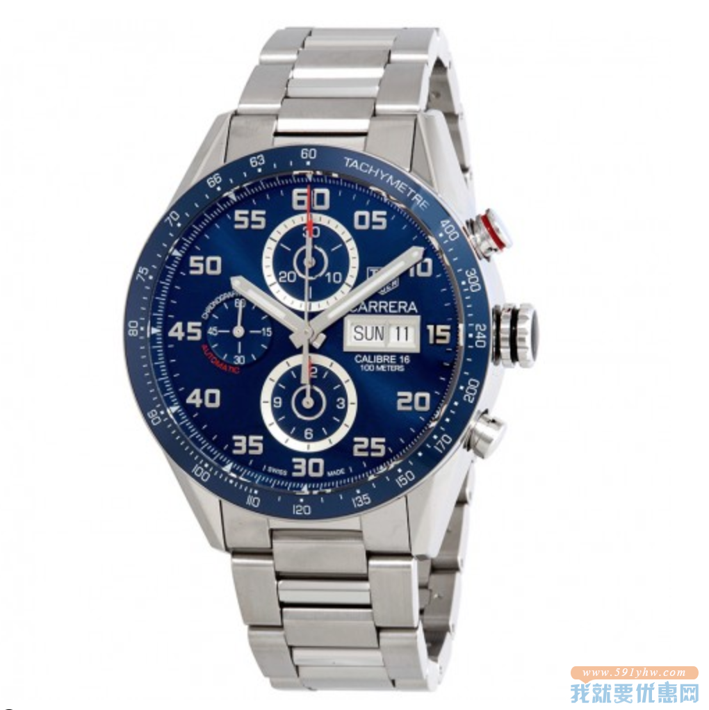 TAG HEUER豪雅 卡莱拉系列机械奢华男表 Jomashop 6.9折 USD$3225(￥19995)