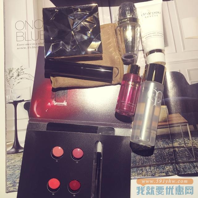 送3重好礼，价值超$139 Clé de Peau Beauté 美妆护肤品热卖 入紫水，美白精华，不脱妆粉底