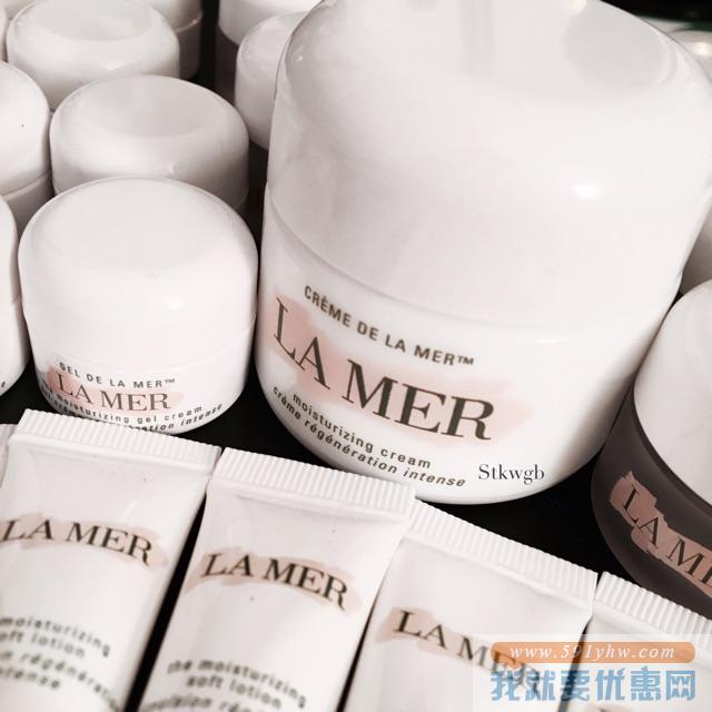 三重礼包 含中样 La Mer 海蓝之谜美容护肤品 神奇面霜，眼部精华都划算