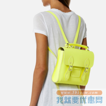 折合450元 Cambridge Satchel Barrel系列 女士双肩背包