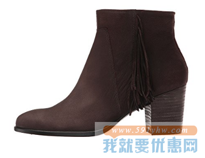 ECCO爱步 型塑 女士真皮高跟流苏短靴 77.5美元约￥492（天猫2199元） 买手党-买手聚集的地方