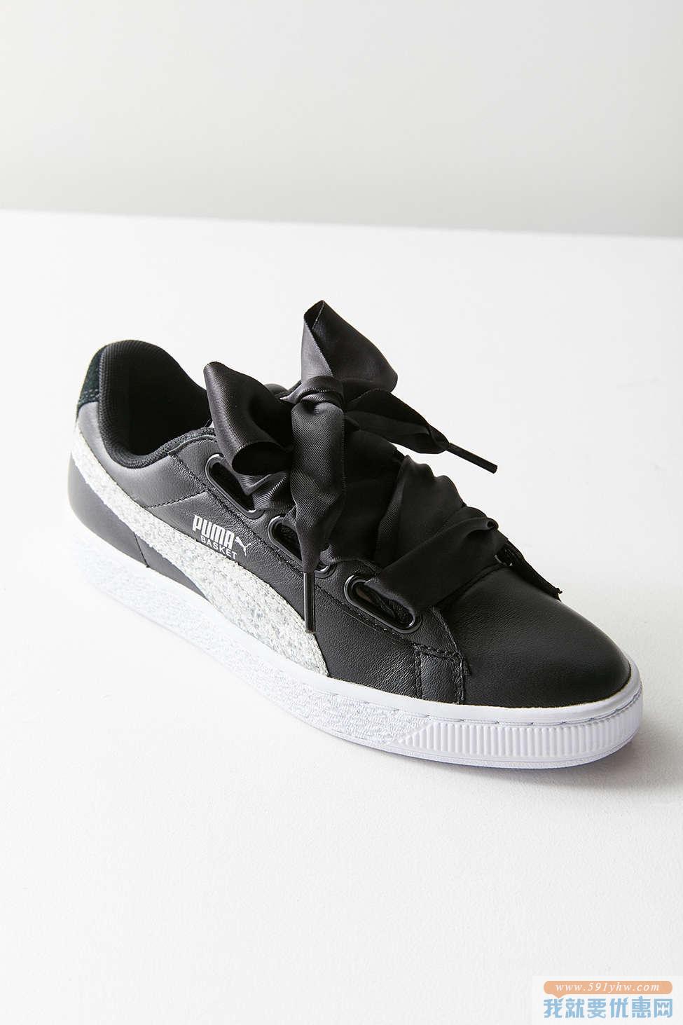 折合279.93元 限尺码： PUMA 彪马 Basket Heart Glitter 女子休闲运动鞋