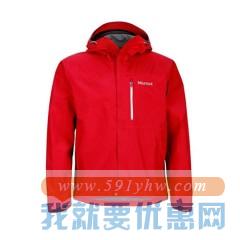 好价限M码！【美亚自营】Marmot 土拨鼠 Minimalist 男款轻质冲锋衣 红色