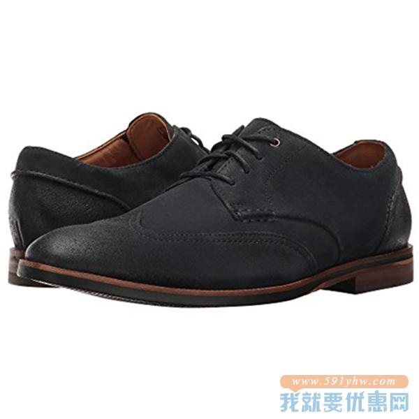 优雅舒适！Clarks其乐Broyd Wing男士皮鞋 $52.00（到手约￥481）