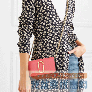 MARC JACOBS Snapshot 拼色纹理皮革单肩包 5折 直邮中国 USD$132.5(￥822)