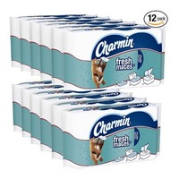 $11.94 Charmin Freshmates 湿纸巾40抽12包装 共480片
