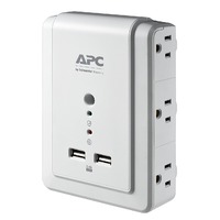 $9.39 APC 6接口 1080焦耳防浪涌 墙面扩展插座