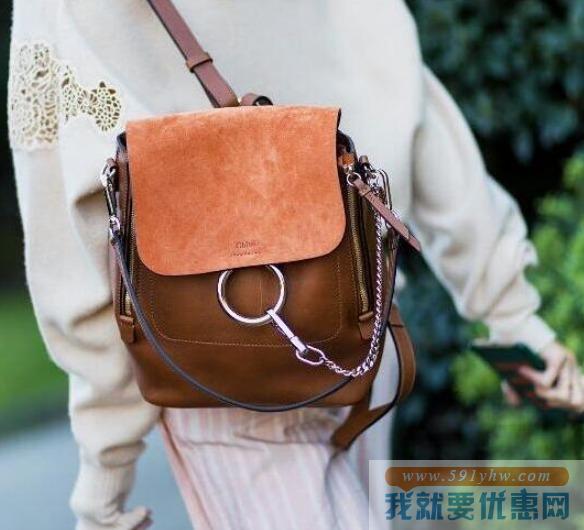 国内￥1 1050！Chloé 蔻依 Mini Faye Backpack 女士双肩包
