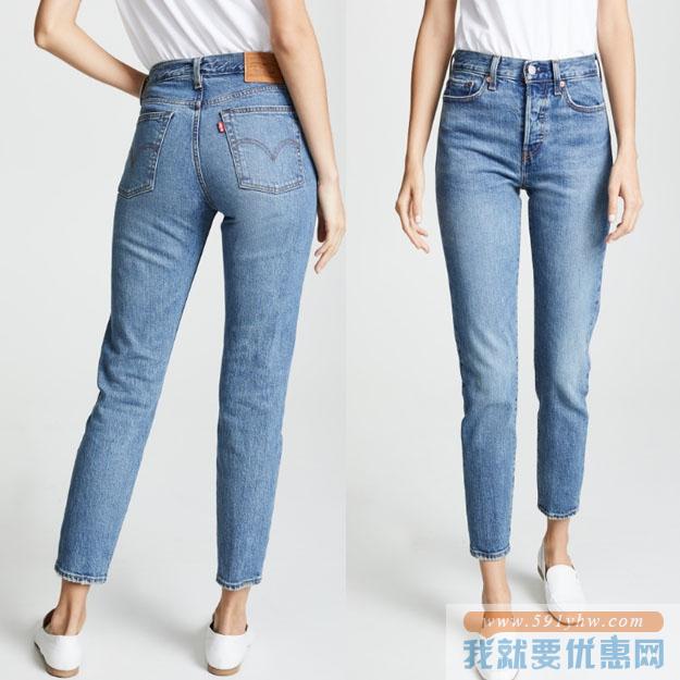 爆款补货上架：Levi's 李维斯 Wedgie Icon 牛仔裤 直邮中国 USD$98(￥608)