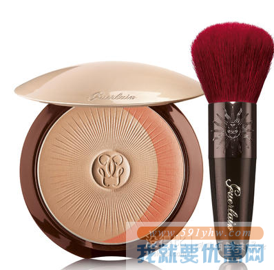 折合399.97元 限量版！GUERLAIN 娇兰 提洛克古铜两件套装 粉饼+散粉刷