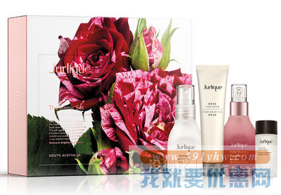 折合366.6元 Jurlique 茱莉蔻 明星四件套装花卉水30ml+精华30ml+精华水10ml+护手霜30ml