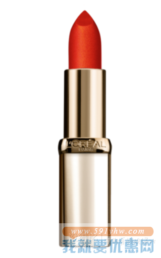 折合35.72元 现货5个！L'Oréal Paris 欧莱雅 纷泽琉金唇膏 24g CP40 Rouge Gold