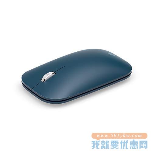 Microsoft Surface 便携鼠标 蓝色 $28.9（约195.48元）