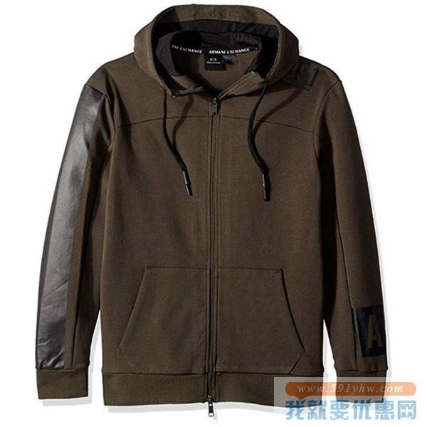 Armani Exchange阿玛尼Utlity Ax 男卫衣 $53.04 （到手约￥479）