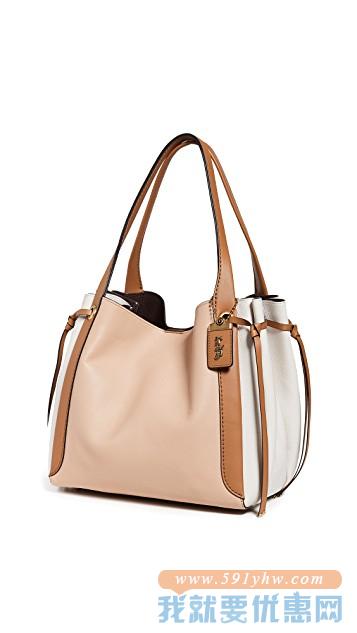 $695美金直邮中国！Coach 蔻驰 1941 Harmony 撞色半月形单肩包 直邮中国！到手约￥4687.84（不含税）