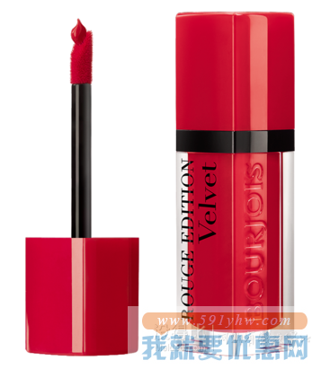 折合31.96元 Bourjois 妙巴黎 天鹅绒彩唇釉 7.7ml Hot Pepper T03