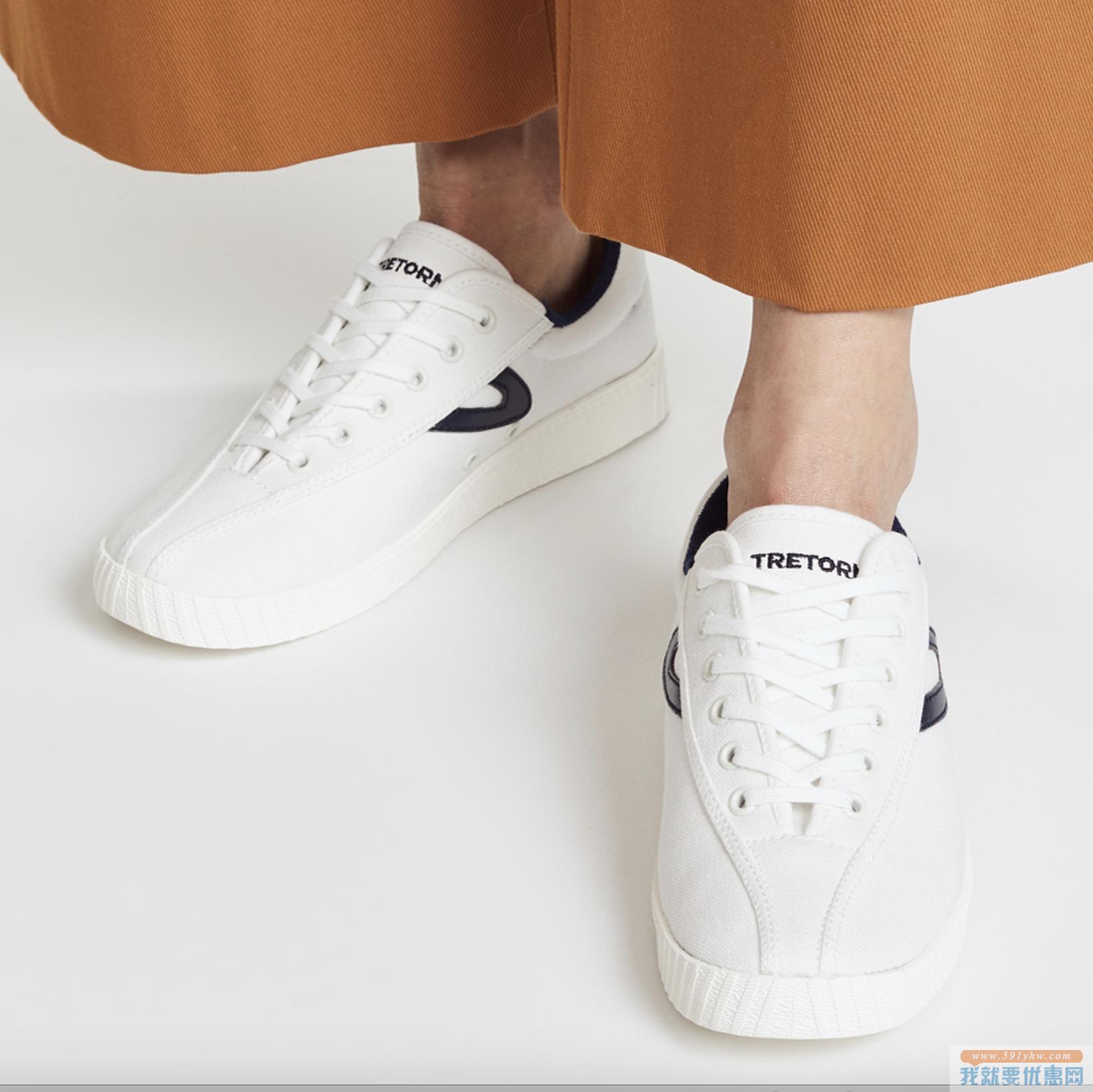 $70美金！Tretorn Nylite Plus 系带运动鞋 直邮中国（约487元）