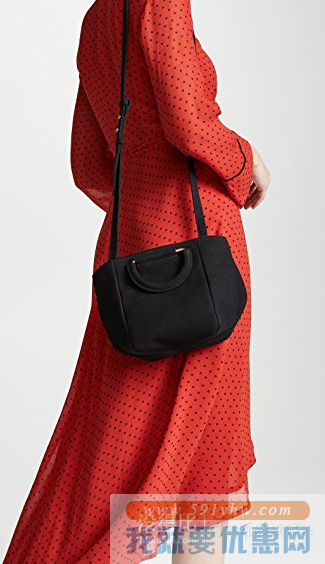 折合358.4元 Madewell 女士真皮D环迷你手提单肩包
