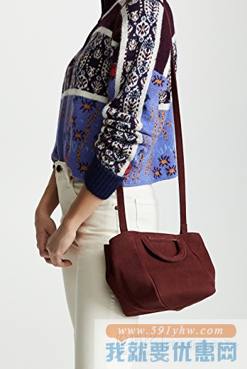 折合358.4元 Madewell 女士真皮D环迷你手提单肩包