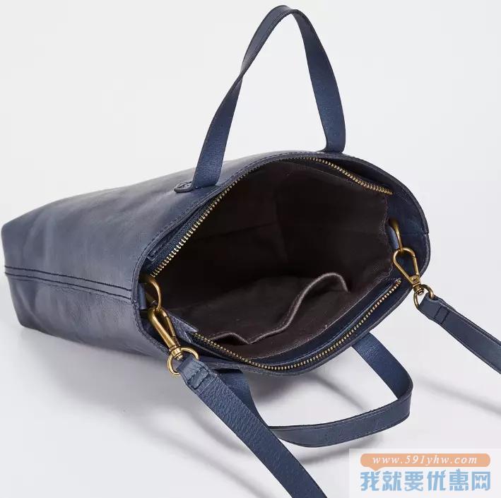 Madewell全线6折起，Transport 女士真皮带拉链手提单肩包 7折 直邮中国 USD$110.6(￥686)