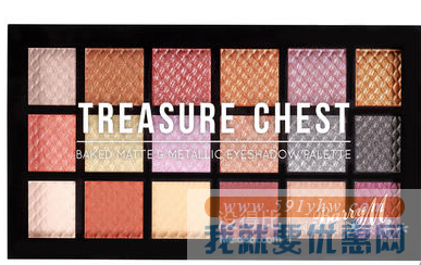 折合64.35元 Barry M 烘焙18色眼影 16.2g Treasure Chest