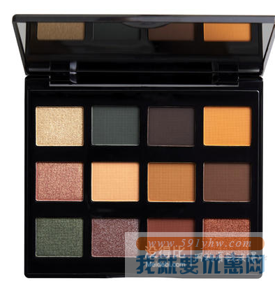 折合184元 NYX Professional Makeup 机械师12色眼影盘 1.5g Grind