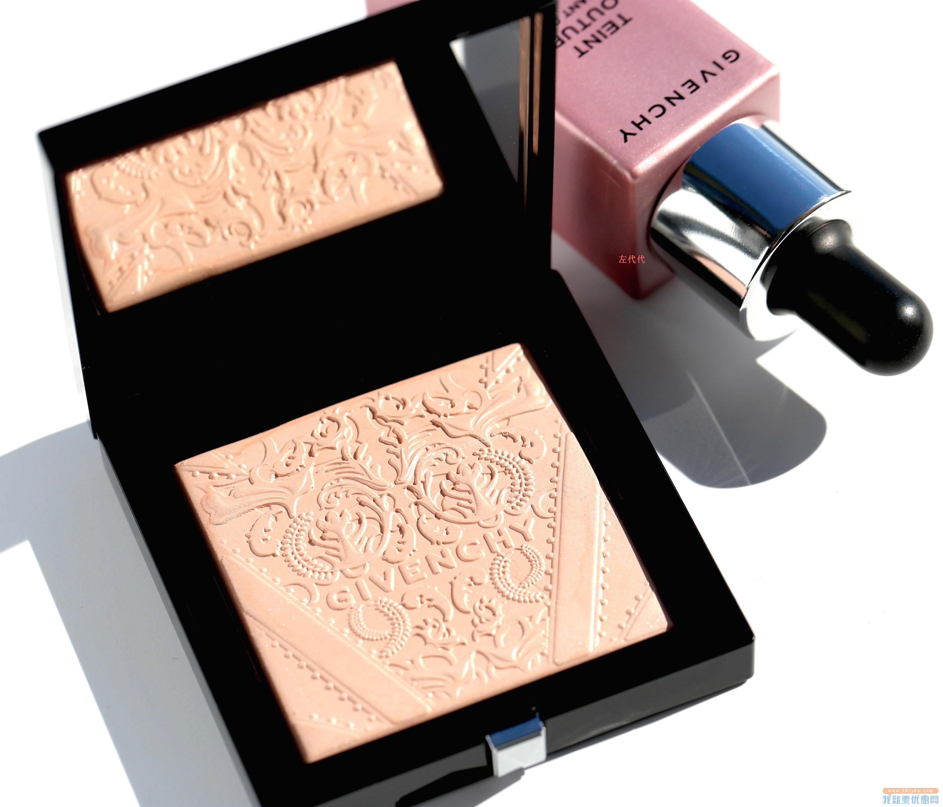 GIVENCHY 纪梵希 全线85折，限量版鸢尾花浮雕蕾丝高光粉饼 8g N1 Pink 8.5折 直邮中国 GBP￥28.05(￥264)
