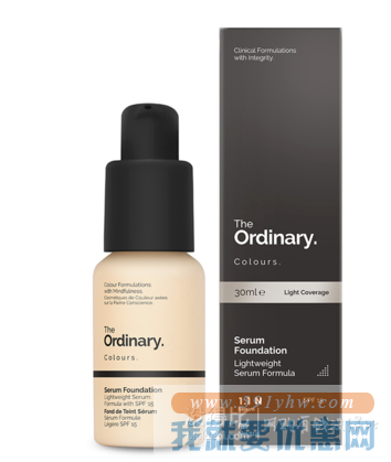 折合53.01元 The Ordinary 精华粉底液 SPF15 30ml 1.1N Fair