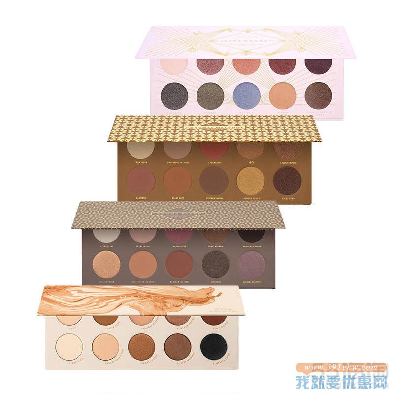 ZOEVA 雅致系列十色眼影盘四件套装 南瓜盘+可可盘+女王盘+纯净自然盘