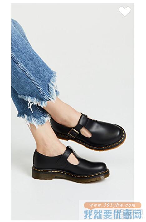 Dr. Martens Polley T Bar 女士皮鞋
