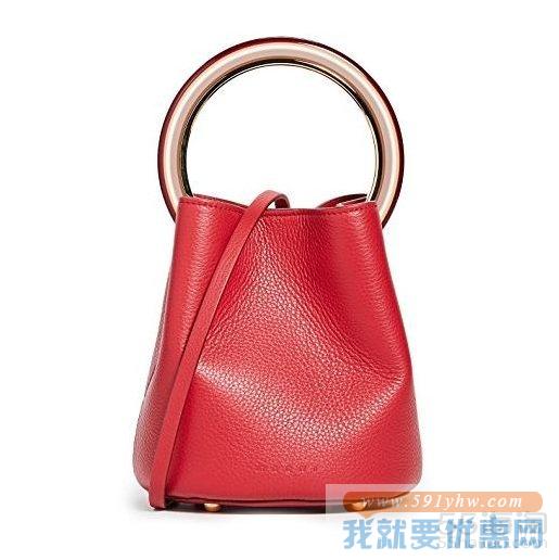 Marni Pannier Bucket Bag 红色水桶包