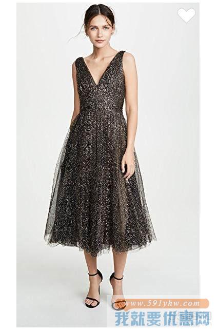 Marchesa Notte 亮片唯美礼服