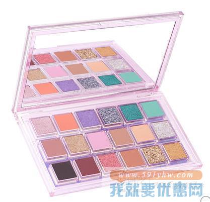 折合440.8元 Huda Beauty 新品水星逆行Mercury Retrograde18色眼影盘