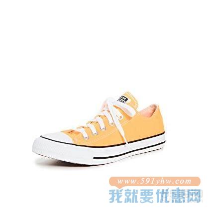 Converse Chuck Taylor All Star 黄色帆布鞋 $55（约374元）